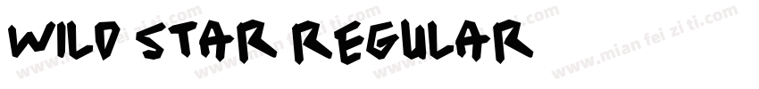 Wild Star Regular字体转换
